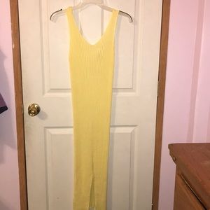 Yellow Skinny Dress